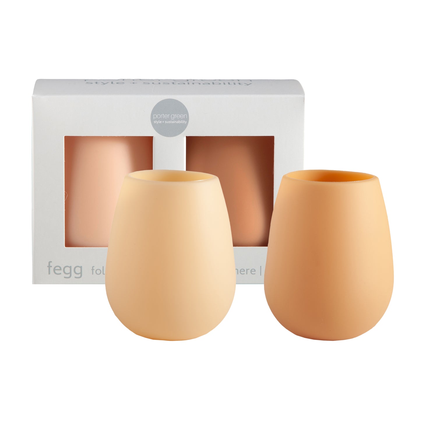 Porter Green | Fegg | Silicone Unbreakable Glasses | Wheat + Oat
