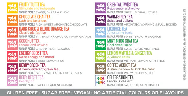 Tea Tonic Energising Selection - 30 Teabags