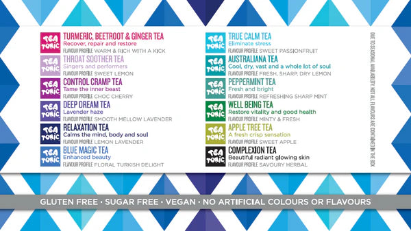 Tea Tonic Calming Selection - 30 Teabags