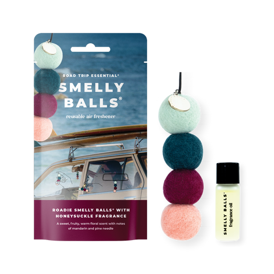 Auto Smelly Balls ROADIE - Honeysuckle 5ml Set - Pouch