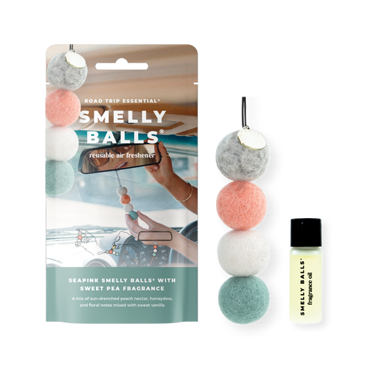 Auto Smelly Balls SEAPINK - Sweet Pea 5ml Set - Pouch