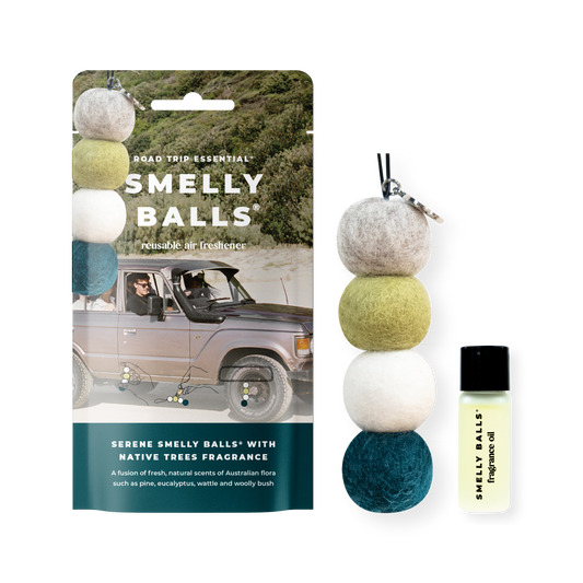 Auto Smelly Balls SERENE -  Native Trees 5ml Set - Pouch