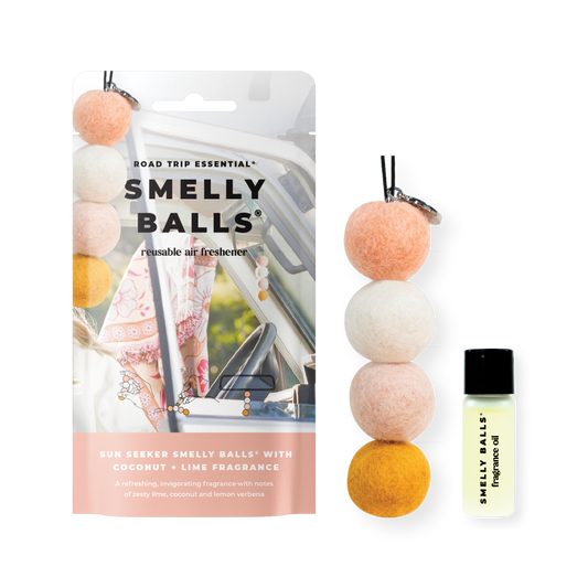 Auto Smelly Balls SUN SEEKER - Coconut Lime 5ml Set - Pouch