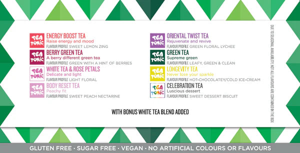 Tea Tonic Green Selection - 30 Teabags