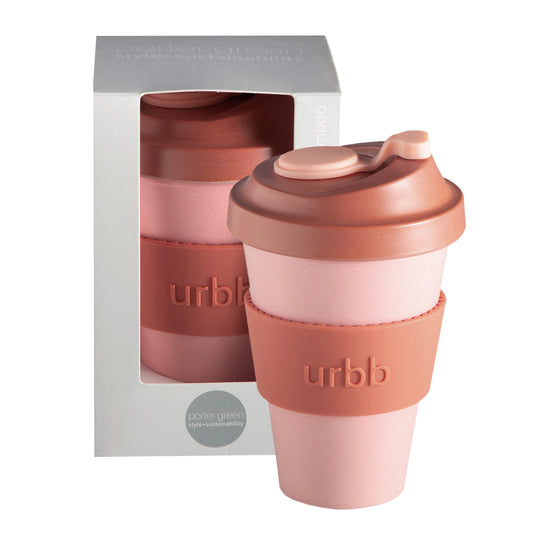 Porter Green | Urbb |  Biodegradable Bamboo Coffee Cup | Terra + Peach